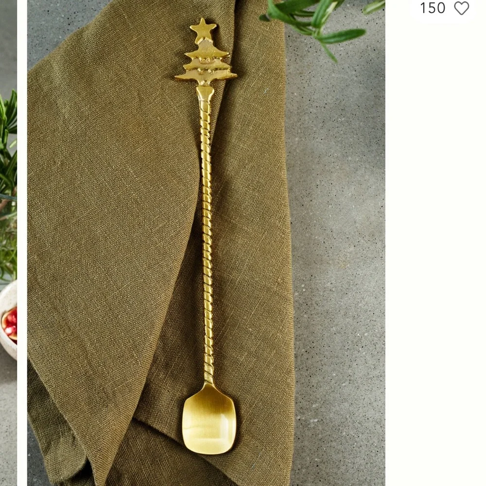 Anthropologie Gold Bar Accessories for Elegant Dining